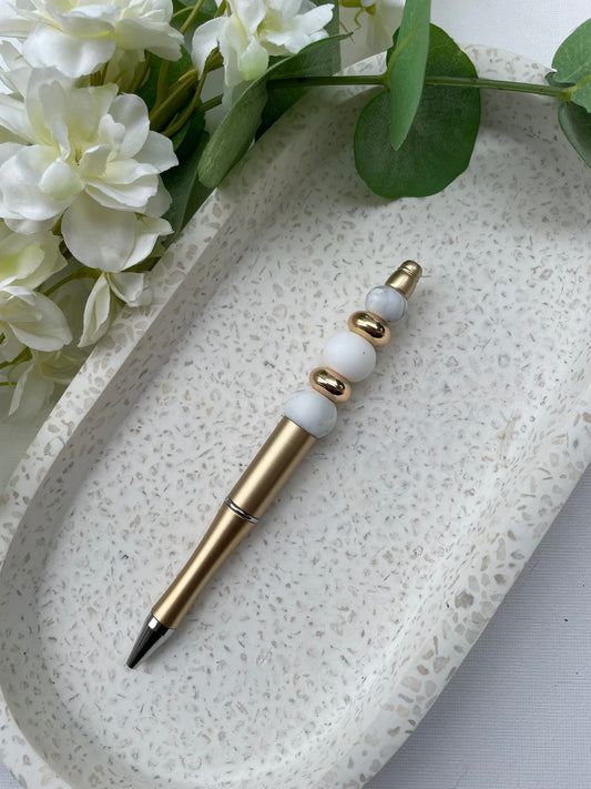 Marble Gold Pen